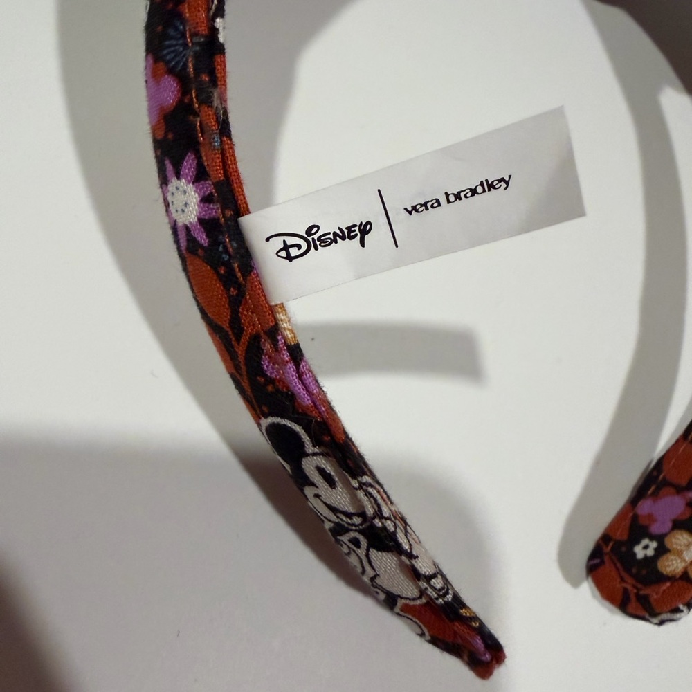 Vera Bradley Minnie Mouse Ears purple Headband - Picture 3 of 3